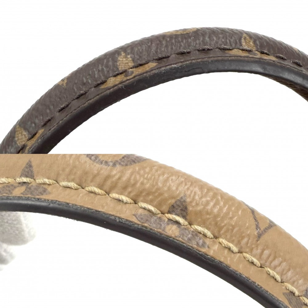 【開店SALE】 LOUIS VUITTON ルイヴィトン 2WAY オンザゴーMM ハンドバッグ トートバッグ M45321 モノグラムジャイアント モノグラム・リバース ブラウン 茶 ゴールド金具 レディース【中古品】