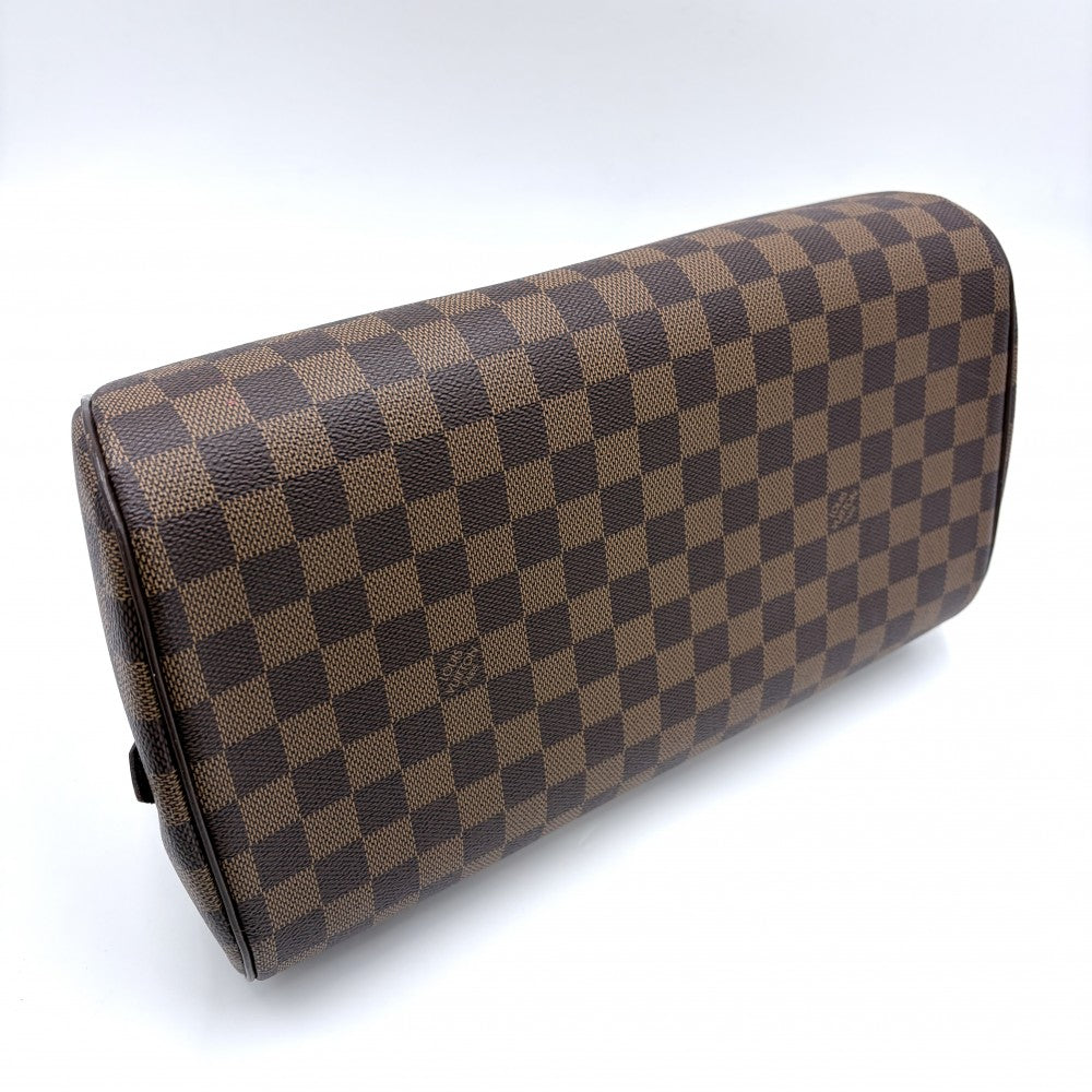 LOUIS VUITTON ルイヴィトン ハンドバッグ リベラMM ミニボストンバッグ N41434 ダミエキャンバス ブラウン 茶 ゴールド金具 レディース【中古品】