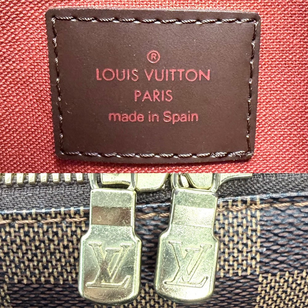 LOUIS VUITTON ルイヴィトン ハンドバッグ リベラMM ミニボストンバッグ N41434 ダミエキャンバス ブラウン 茶 ゴールド金具 レディース【中古品】