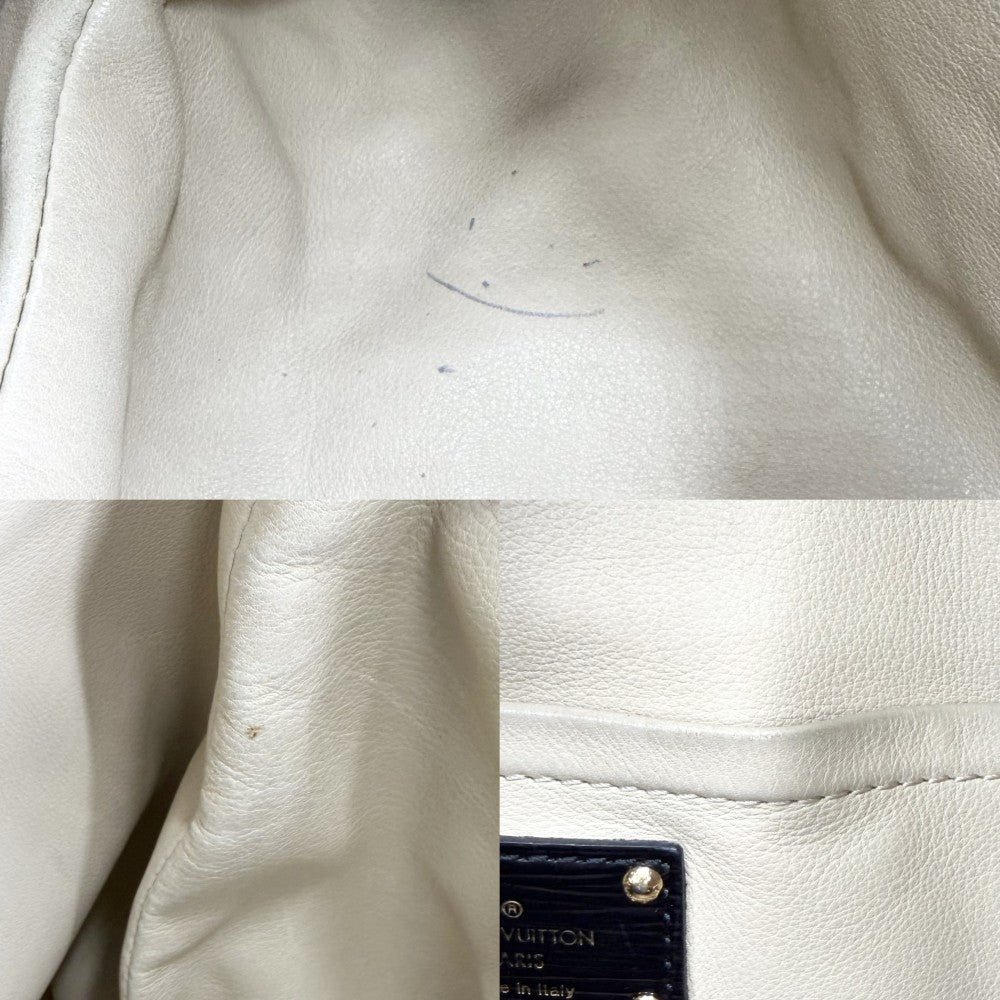 【開店SALE】 LOUIS VUITTON ルイヴィトン ショルダーバッグ モノグラムエルヴィニル スクイーチ ハンドバッグ 巾着 M95259 ブラック 黒 ブラウン 茶 ゴールド金具 レディース【中古品】