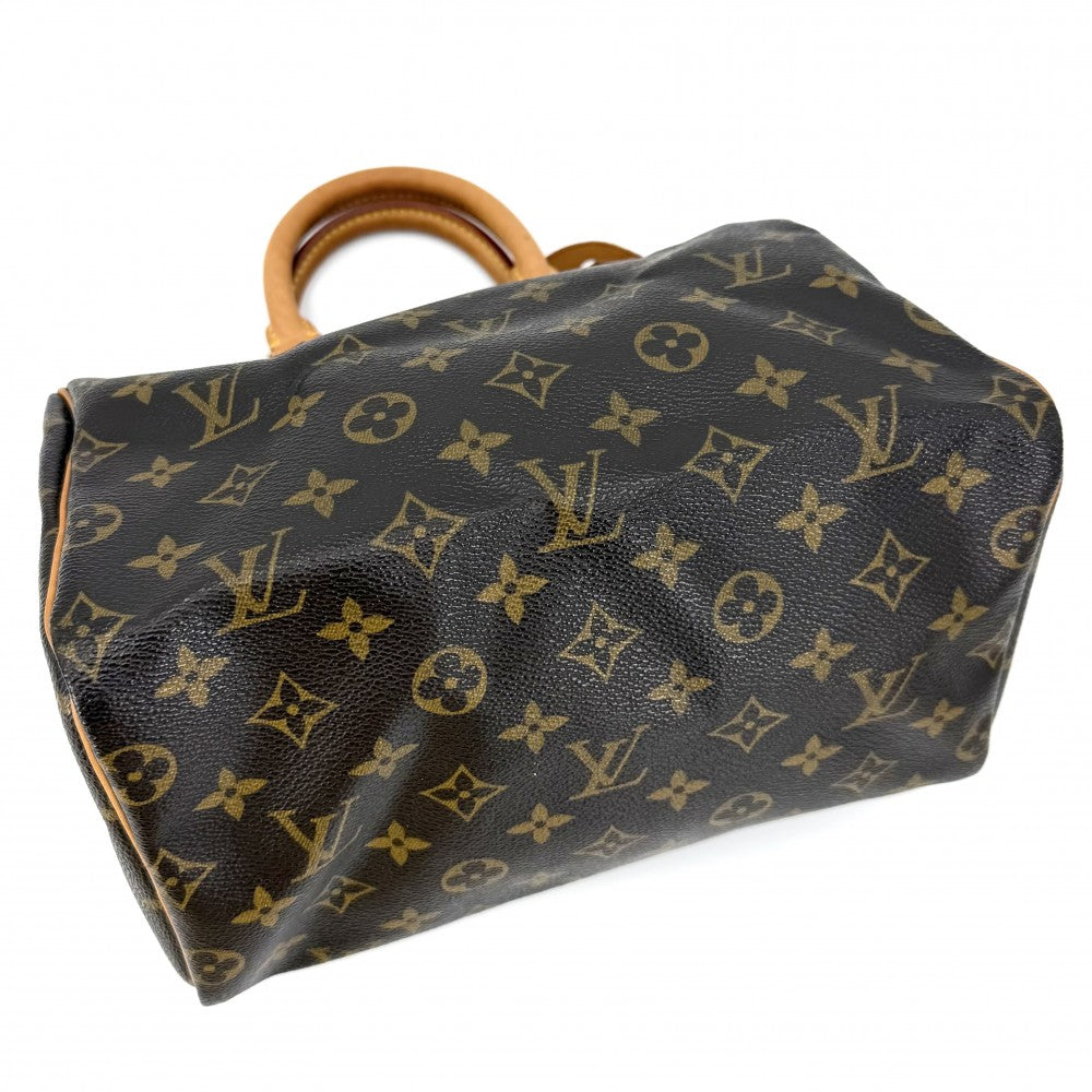 【開店SALE】 LOUIS VUITTON ルイヴィトン ハンドバッグ モノグラム スピーディ25 ミニボストンバッグ Speedy25 M41109 ブラウン 茶 ゴールド金具 レディース【中古品】
