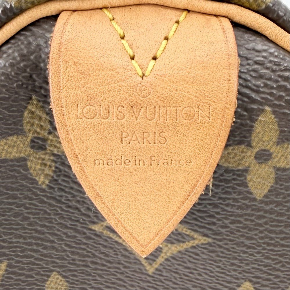 【開店SALE】 LOUIS VUITTON ルイヴィトン ハンドバッグ モノグラム スピーディ25 ミニボストンバッグ Speedy25 M41109 ブラウン 茶 ゴールド金具 レディース【中古品】
