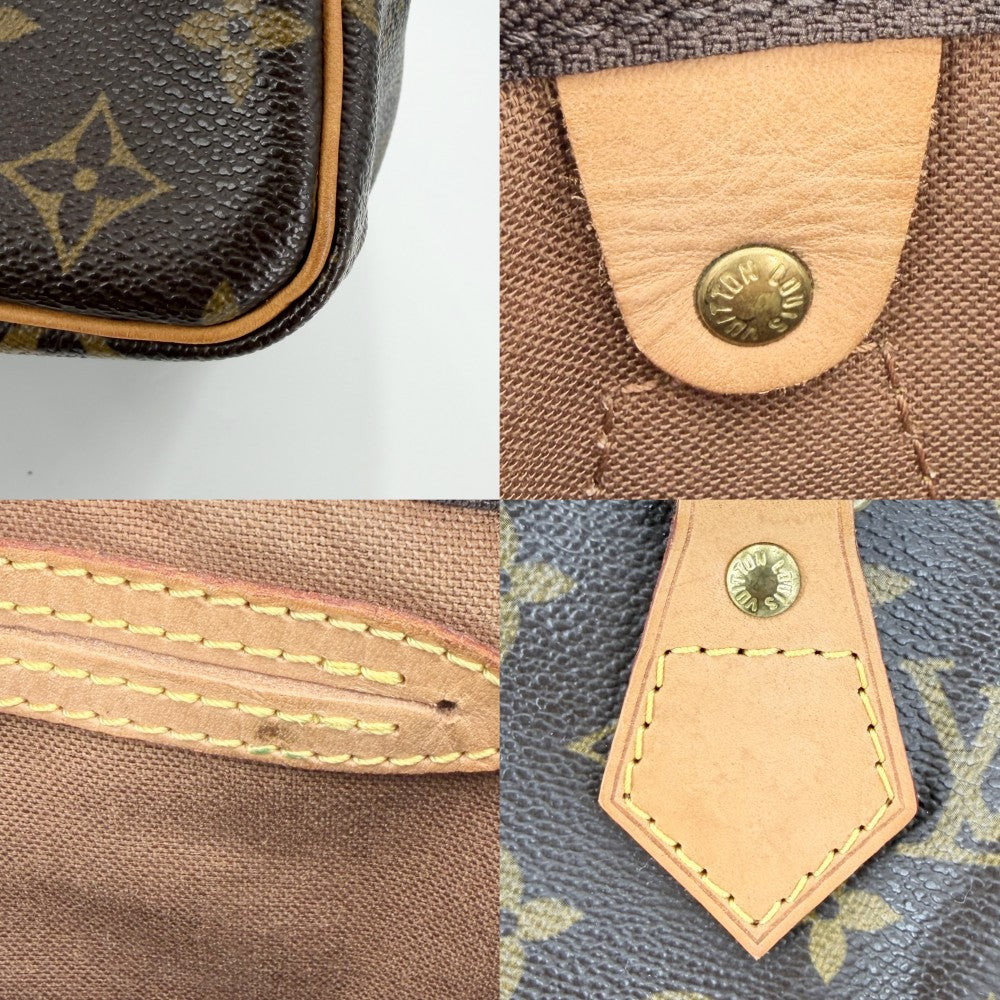 【開店SALE】 LOUIS VUITTON ルイヴィトン ハンドバッグ モノグラム スピーディ25 ミニボストンバッグ Speedy25 M41109 ブラウン 茶 ゴールド金具 レディース【中古品】