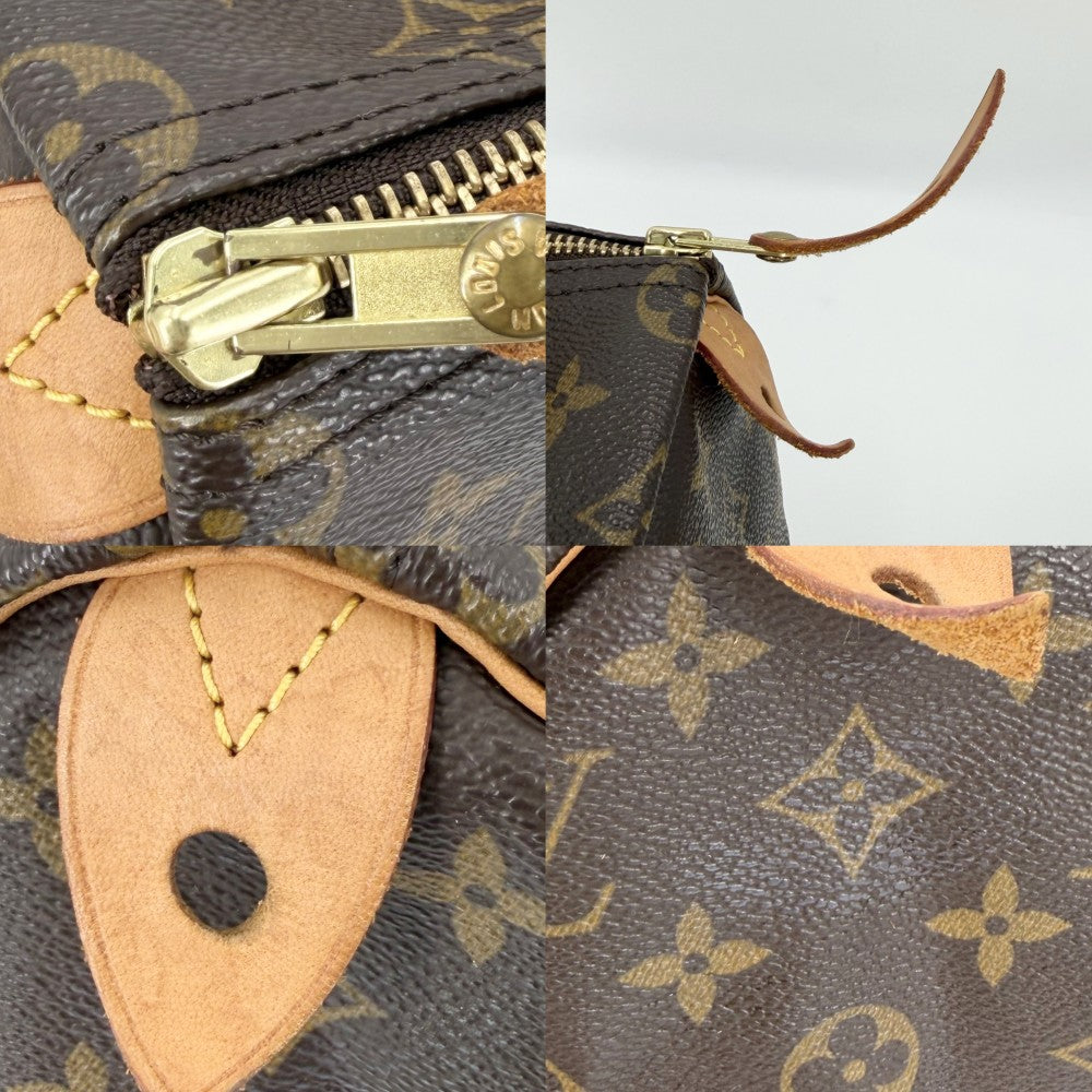 【開店SALE】 LOUIS VUITTON ルイヴィトン ハンドバッグ モノグラム スピーディ25 ミニボストンバッグ Speedy25 M41109 ブラウン 茶 ゴールド金具 レディース【中古品】