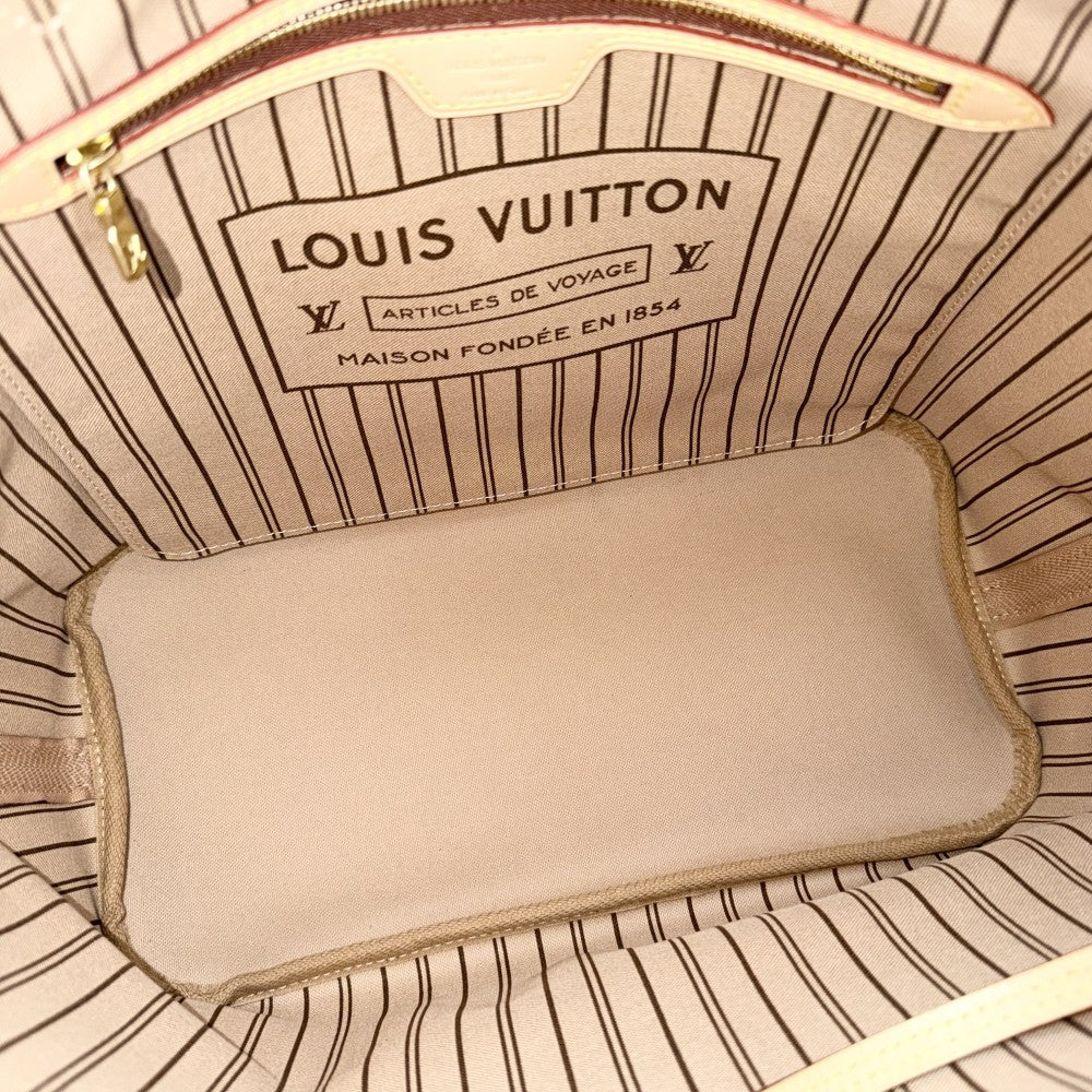 【開店SALE】 LOUIS VUITTON ルイヴィトン トートバッグ モノグラム ネヴァーフルMM ハンドバッグ M40995 ブラウン 茶 ゴールド金具 レディース【中古品】