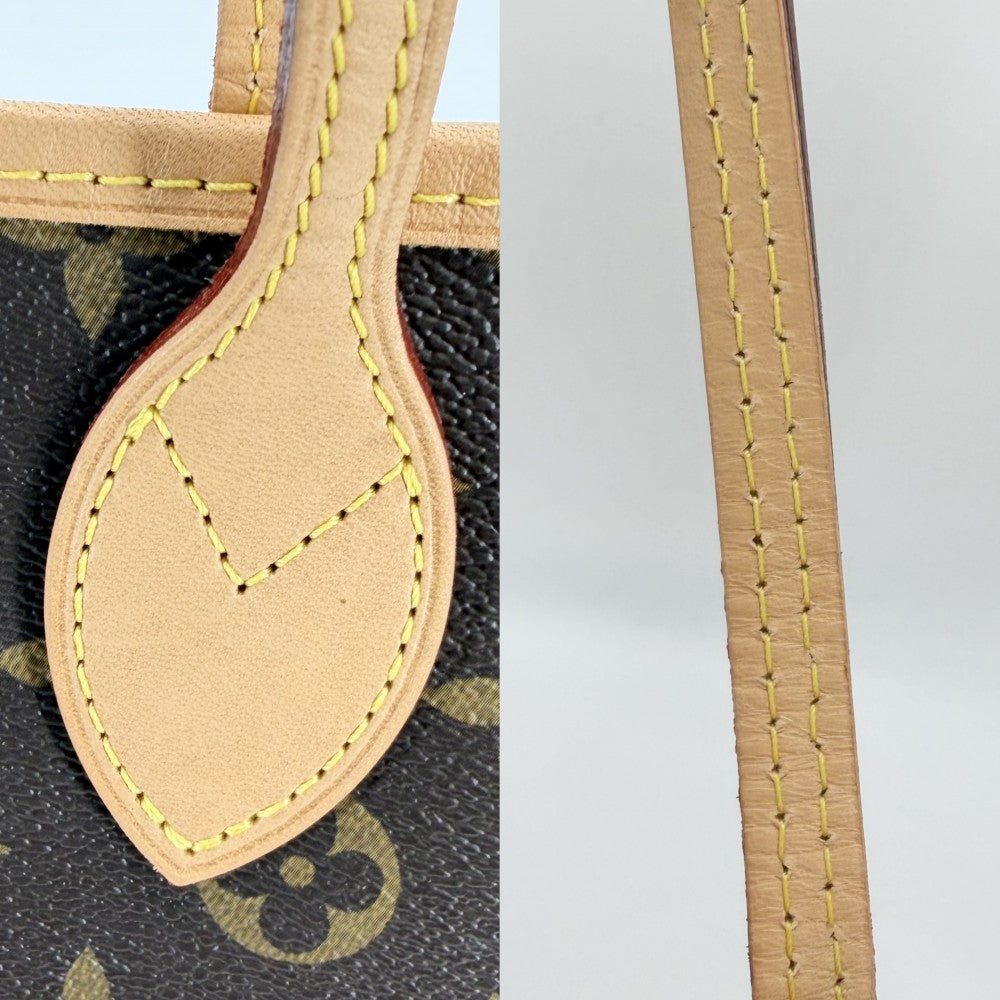 【開店SALE】 LOUIS VUITTON ルイヴィトン トートバッグ モノグラム ネヴァーフルMM ハンドバッグ M40995 ブラウン 茶 ゴールド金具 レディース【中古品】