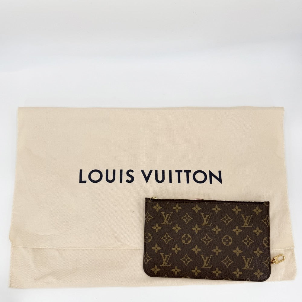 【開店SALE】 LOUIS VUITTON ルイヴィトン トートバッグ モノグラム ネヴァーフルMM ハンドバッグ M40995 ブラウン 茶 ゴールド金具 レディース【中古品】