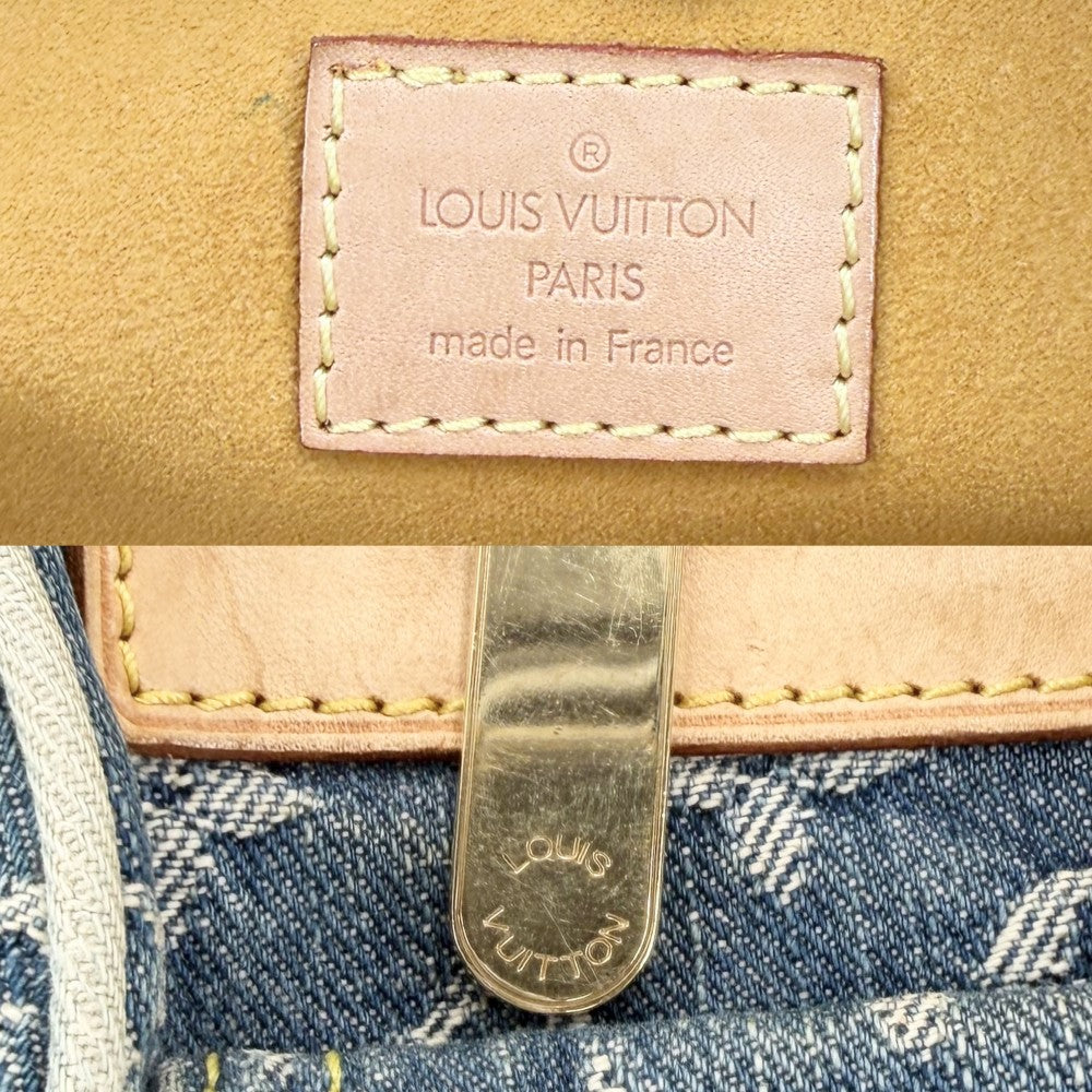 LOUIS VUITTON ルイヴィトン ハンドバッグ ネオスピーディ M95019 モノグラムデニム ブルー 青 ゴールド金具 レディース【中古品】