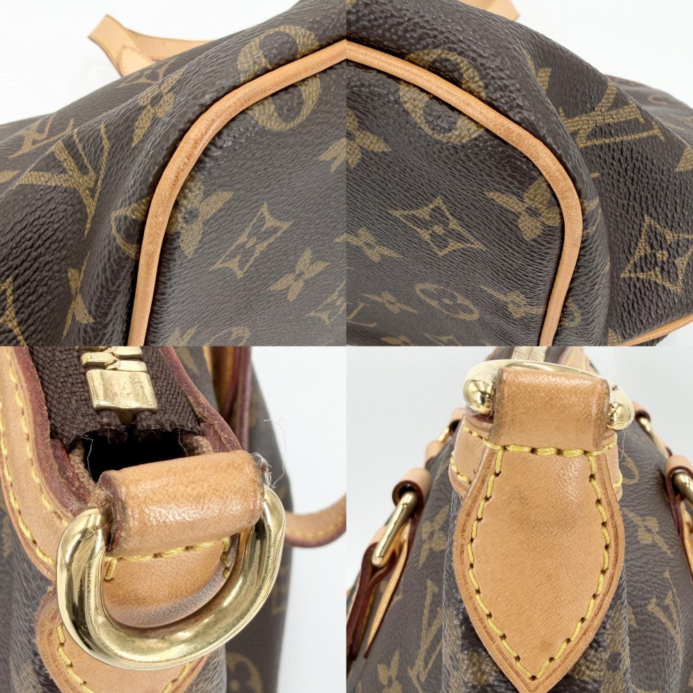 【開店SALE】 LOUIS VUITTON ルイヴィトン 2WAY モノグラム パレルモPM ハンドバッグ ショルダーバック M40415 ブラウン 茶 ゴールド金具 レディース【中古品】