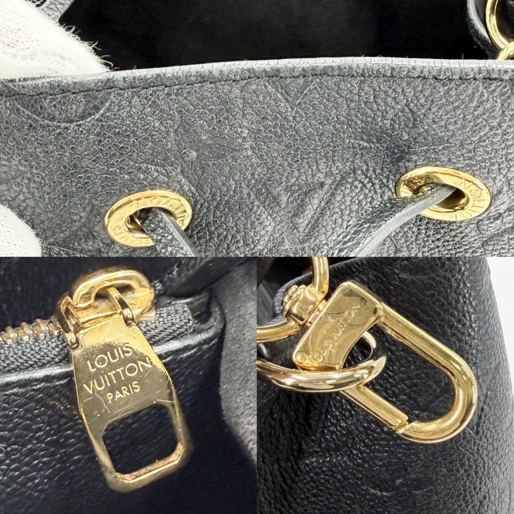 LOUIS VUITTON ルイヴィトン 2WAY モノグラムアンプラント ネオノエMM ショルダーバッグ ハンドバッグ M45256 ブラック 黒 ゴールド金具 レディース【中古品】