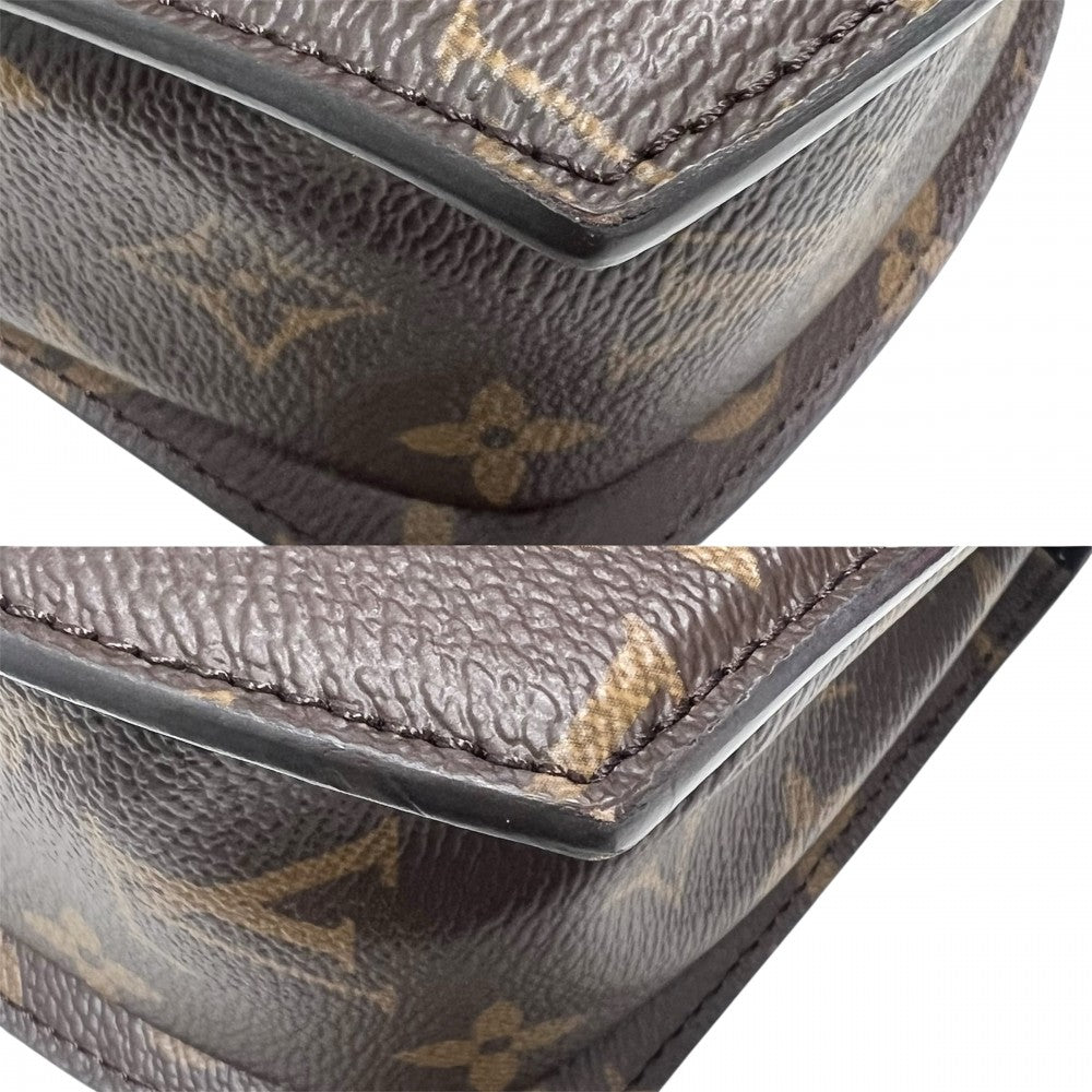 LOUIS VUITTON ルイヴィトン 2WAY モノグラムリバース ティルシット ハンドバッグ ショルダーバッグ M46548 ブラウン 茶 ゴールド金具 レディース【中古品】