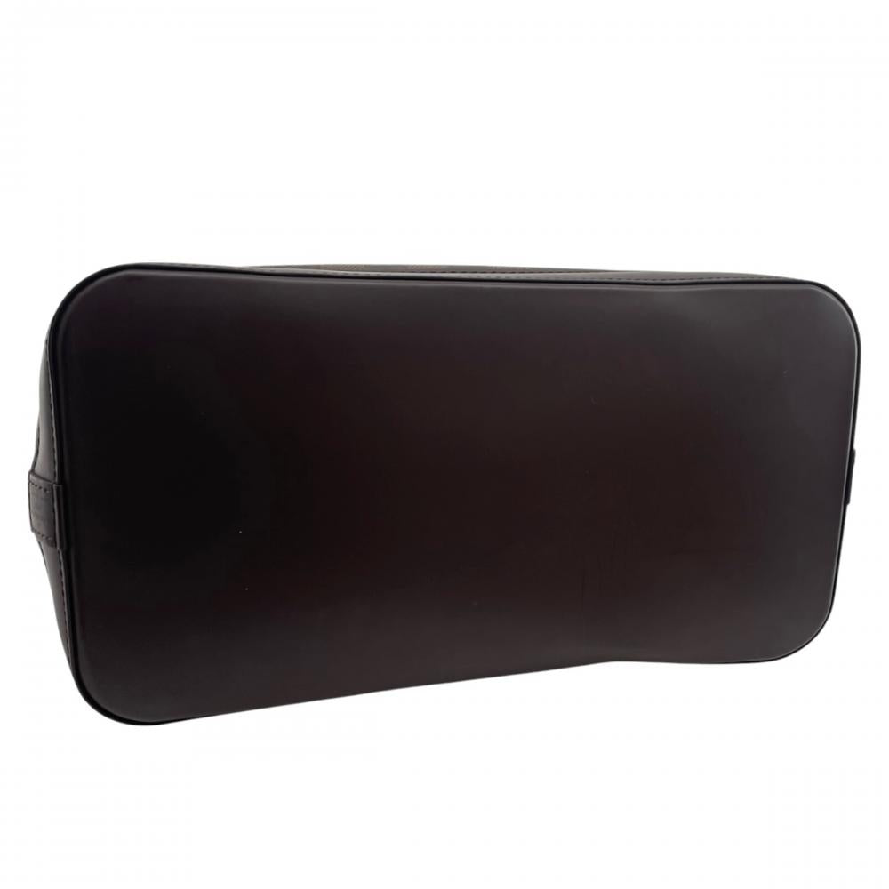 LOUIS VUITTON ルイヴィトン ハンドバッグ ダミエ・エベヌ アルマ N51131 PVCコーティングキャンバス レザー ブラウン 茶 ゴールド金具 レディース【中古品】