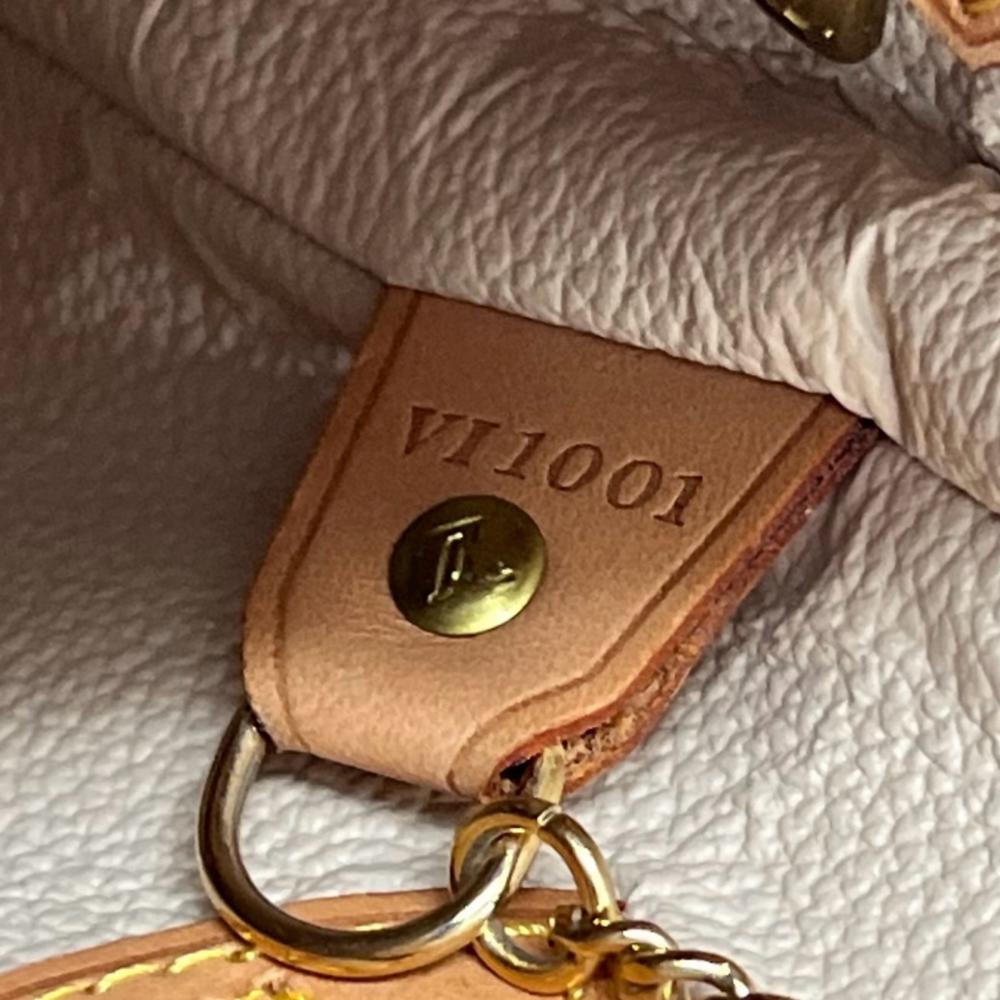 LOUIS VUITTON ルイヴィトン トートバッグ バケツPM モノグラム M42238 モノグラムキャンバス ヌメ革 ブラウン 茶 ゴールド金具 レディース【中古品】