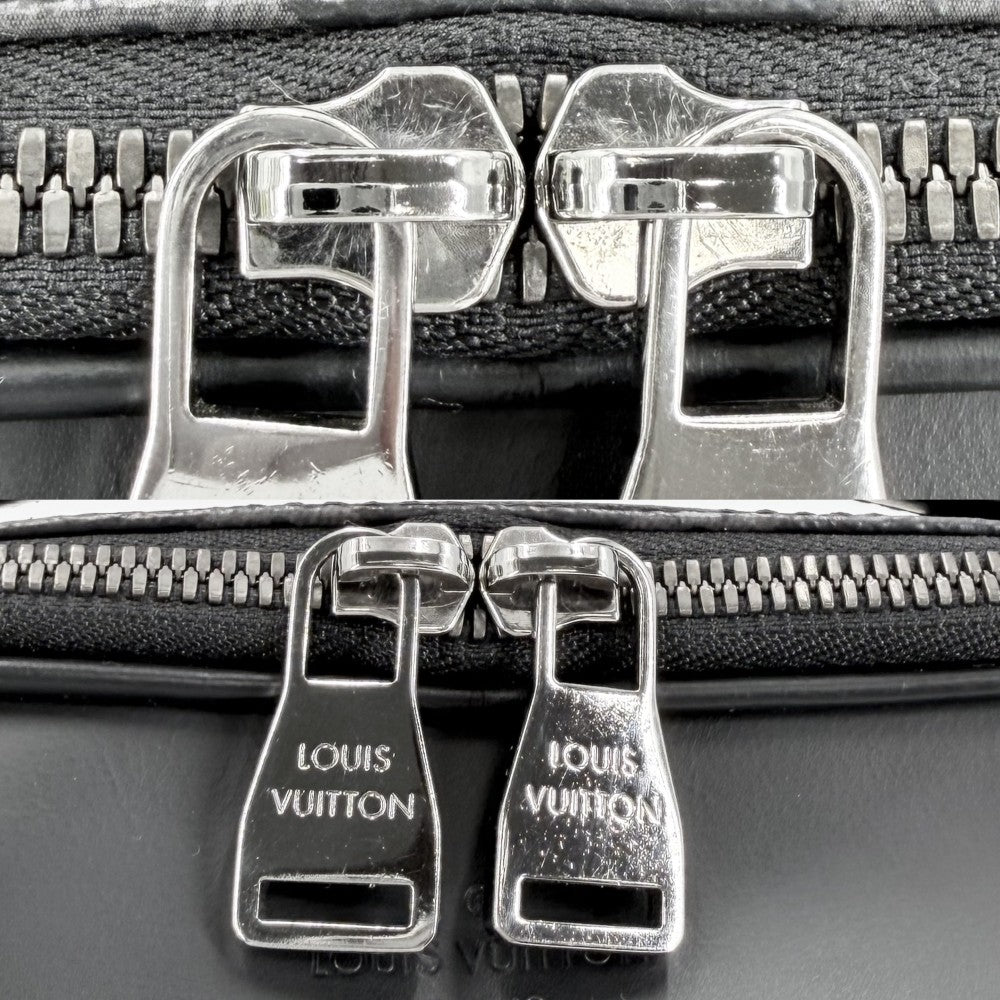 LOUIS VUITTON ルイヴィトン ボディバッグ モノグラムエクリプス バムバッグ ウエストポーチ M42906 ブラック 黒 シルバー金具 メンズ【中古品】