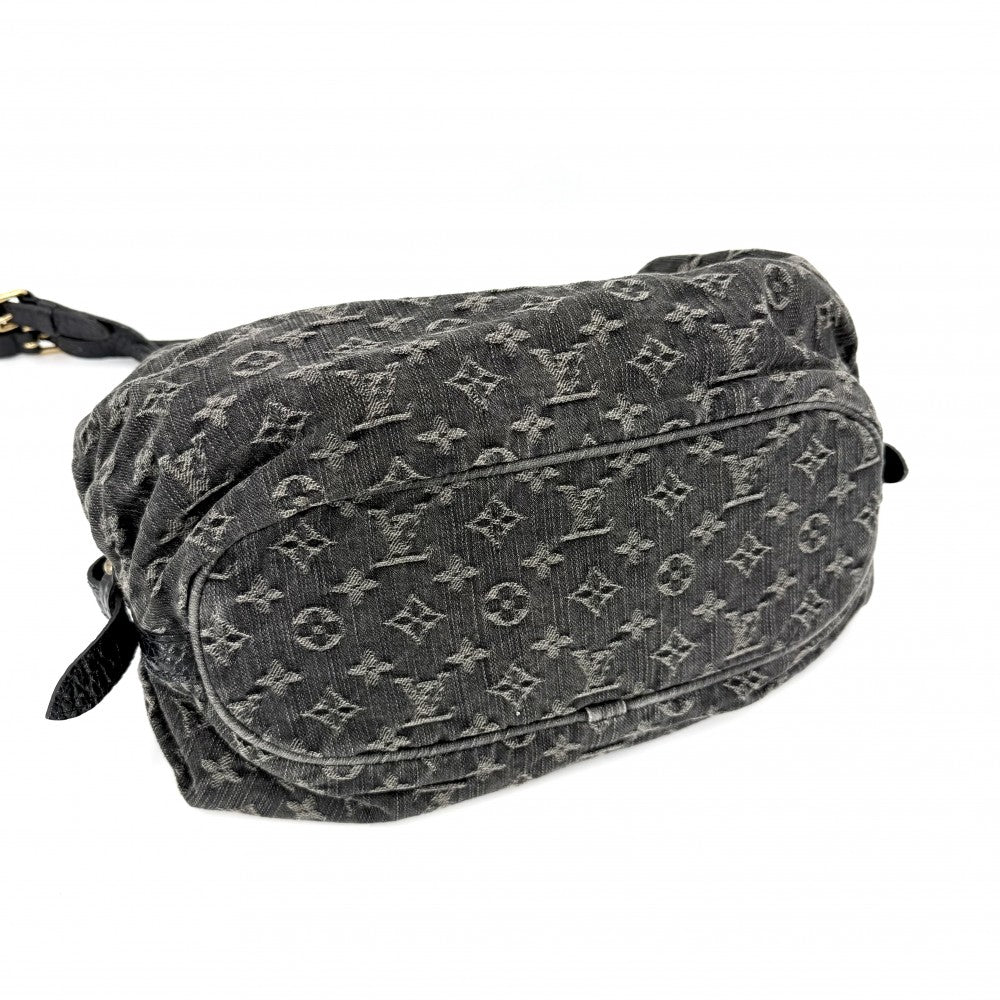 LOUIS VUITTON ルイヴィトン ショルダーバッグ XS M95608 モノグラムデニム ブラック 黒 ゴールド金具 レディース【中古品】