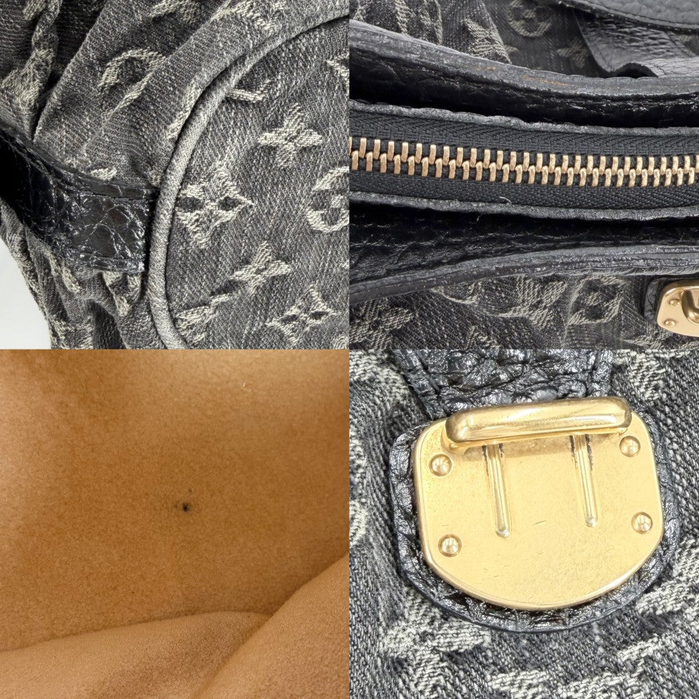 LOUIS VUITTON ルイヴィトン ショルダーバッグ XS M95608 モノグラムデニム ブラック 黒 ゴールド金具 レディース【中古品】