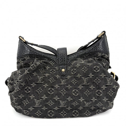 LOUIS VUITTON ルイヴィトン ショルダーバッグ XS M95608 モノグラムデニム ブラック 黒 ゴールド金具 レディース【中古品】