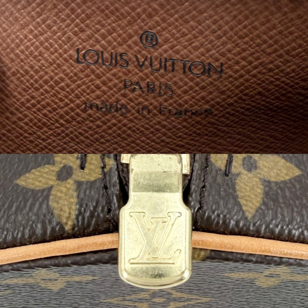LOUIS VUITTON ルイヴィトン ハンドバッグ パピヨン30 ポーチ付き M51385 モノグラムキャンバス ブラウン 茶 ゴールド金具 レディース【中古品】