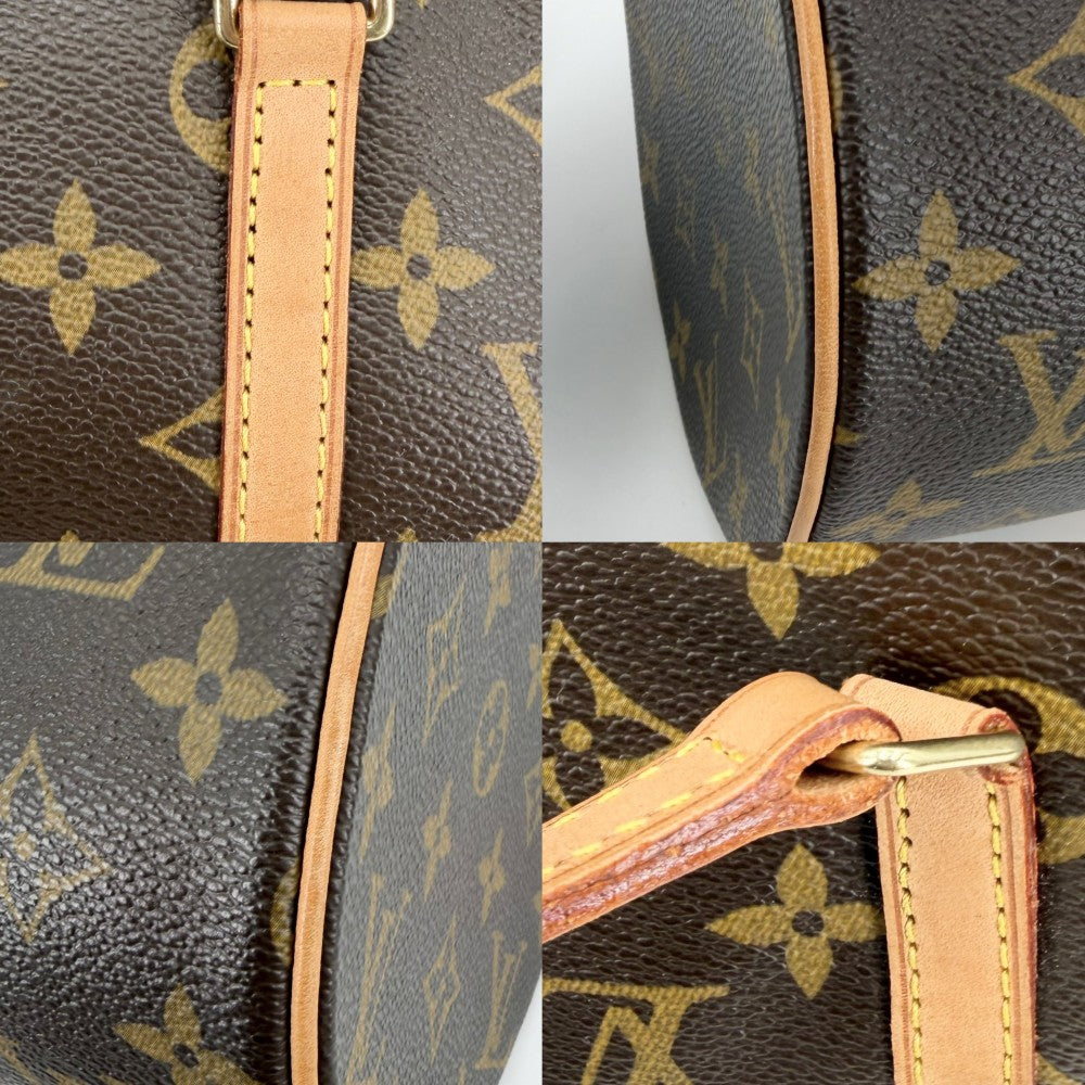 LOUIS VUITTON ルイヴィトン ハンドバッグ パピヨン30 ポーチ付き M51385 モノグラムキャンバス ブラウン 茶 ゴールド金具 レディース【中古品】