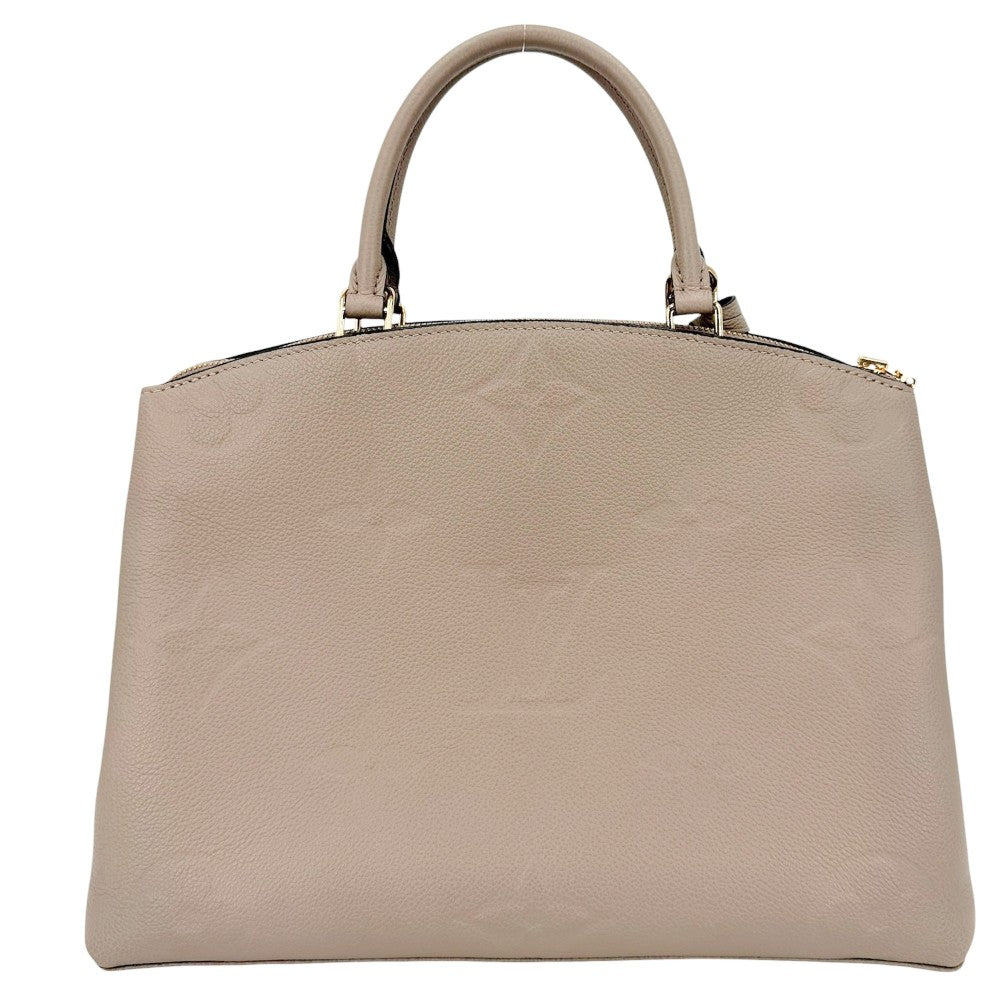 LOUIS VUITTON ルイヴィトン 2WAY グラン パレMM ハンドバッグ ショルダーバッグ ベージュ M45833 モノグラムアンプラント トゥルトレールクレーム ゴールド金具 レディース【中古品】