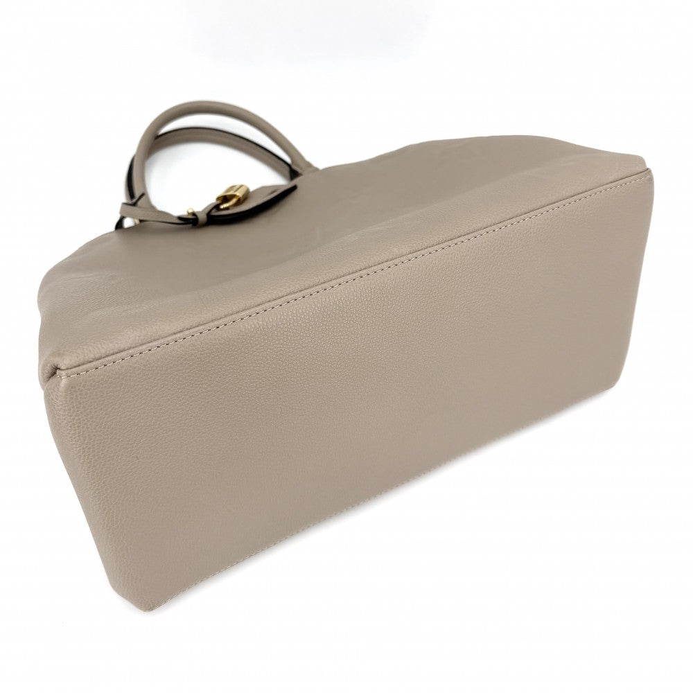 LOUIS VUITTON ルイヴィトン 2WAY グラン パレMM ハンドバッグ ショルダーバッグ ベージュ M45833 モノグラムアンプラント トゥルトレールクレーム ゴールド金具 レディース【中古品】