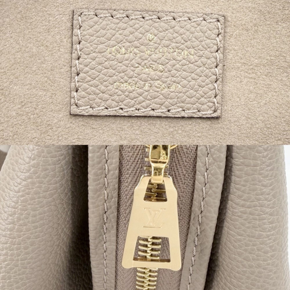 LOUIS VUITTON ルイヴィトン 2WAY グラン パレMM ハンドバッグ ショルダーバッグ ベージュ M45833 モノグラムアンプラント トゥルトレールクレーム ゴールド金具 レディース【中古品】