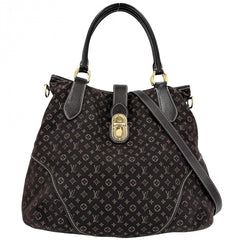 LOUIS VUITTON ルイヴィトン 2WAY エレジー トートバッグ ショルダーバッグ ハンドバッグ ブラウン M56696 モノグラムイディール フザン ゴールド金具 レディース【中古品】