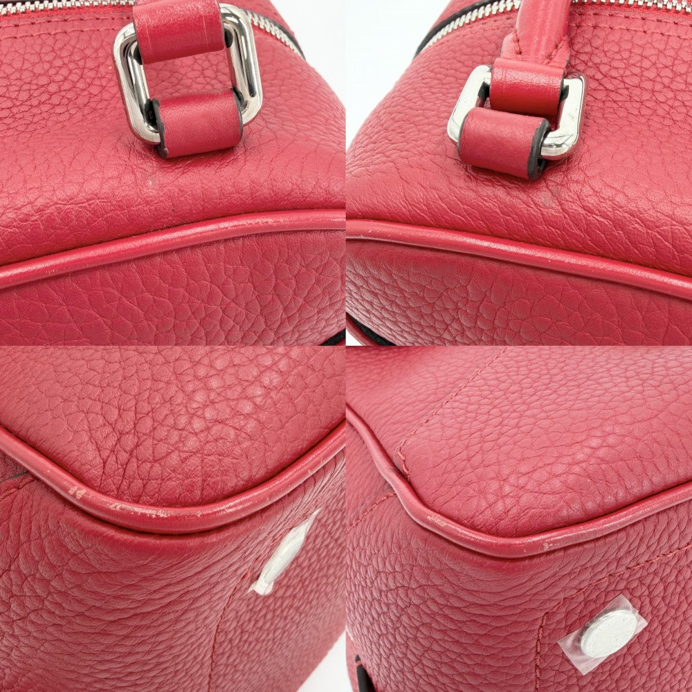 LOUIS VUITTON ルイヴィトン 2WAY スクエアバッグ ハンドバッグ ショルダーバッグ M55475 トリヨンレザー レッド 赤 シルバー金具 レディース【中古品】