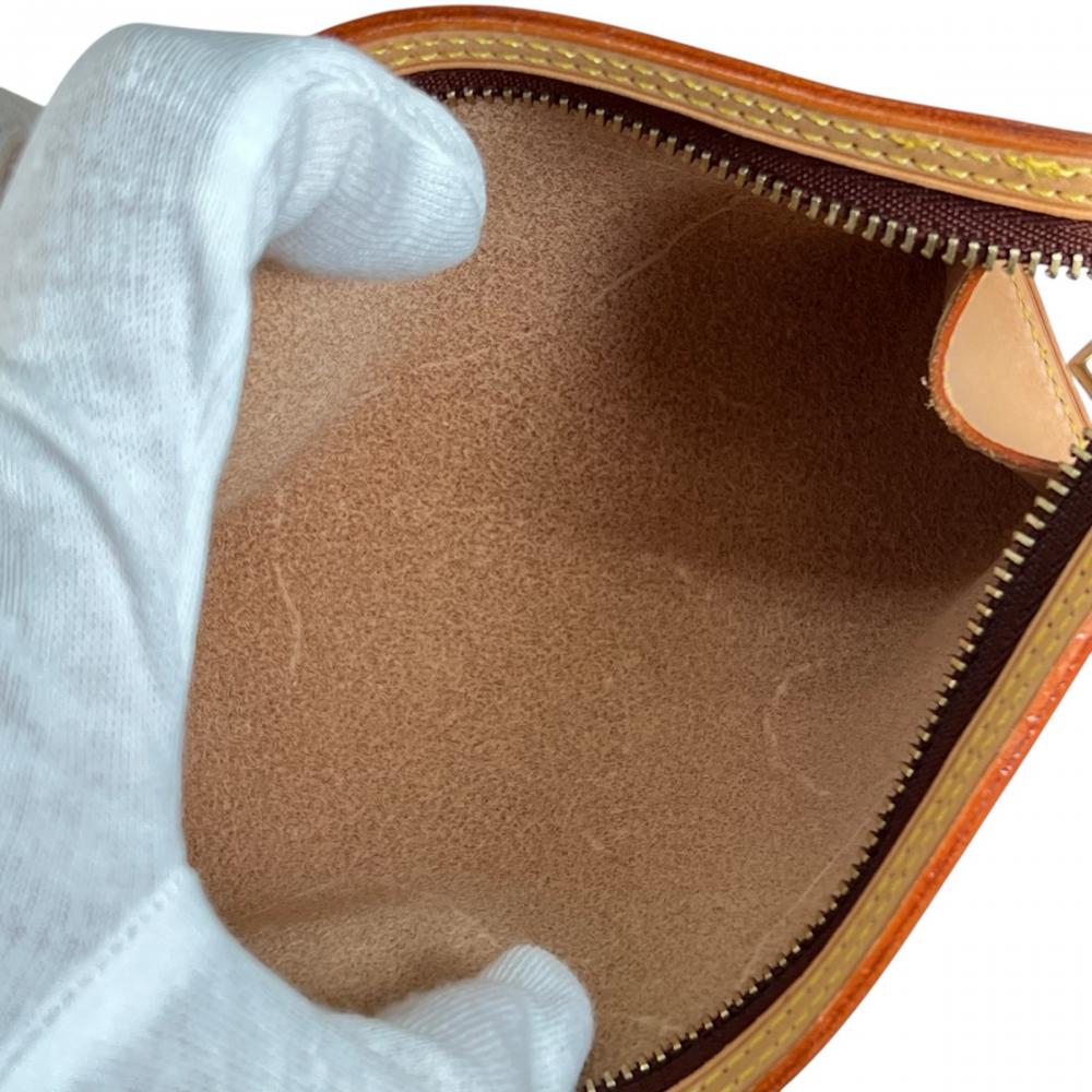 LOUIS VUITTON ルイヴィトン ハンドバッグ カバ・アンブル PM ビニールバッグ M92502 ビニール レザー ブラウン 茶 ゴールド金具 レディース【中古品】