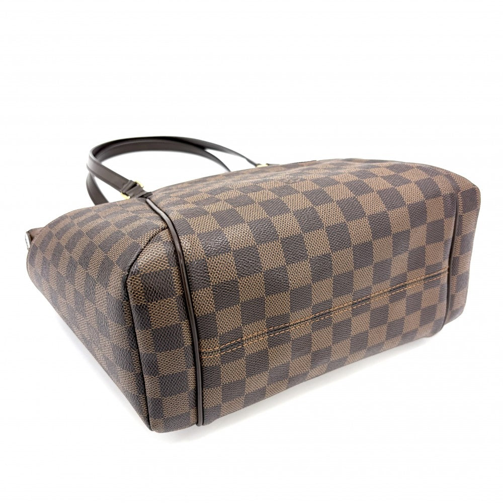 LOUIS VUITTON ルイヴィトン トートバッグ トータリーPM ハンドバッグ TOTALLY N41282 ダミエキャンバス ブラウン 茶 ゴールド金具 レディース【中古品】