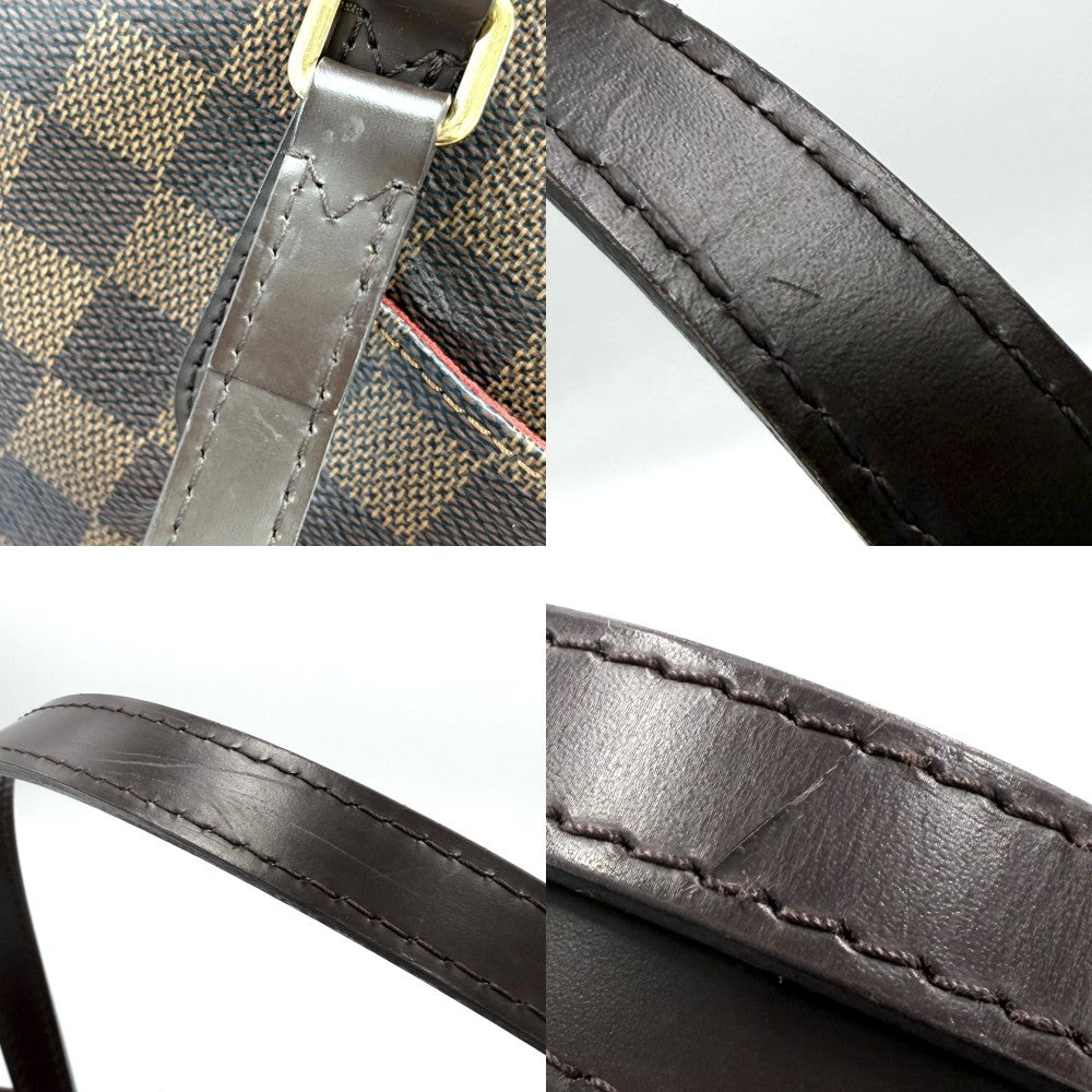 LOUIS VUITTON ルイヴィトン トートバッグ トータリーPM ハンドバッグ TOTALLY N41282 ダミエキャンバス ブラウン 茶 ゴールド金具 レディース【中古品】