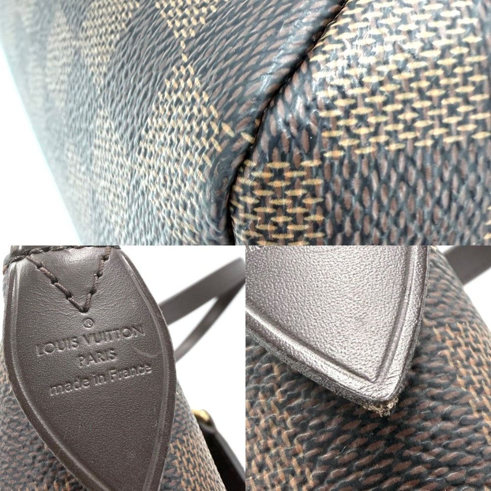 LOUIS VUITTON ルイヴィトン トートバッグ トータリーPM ハンドバッグ TOTALLY N41282 ダミエキャンバス ブラウン 茶 ゴールド金具 レディース【中古品】