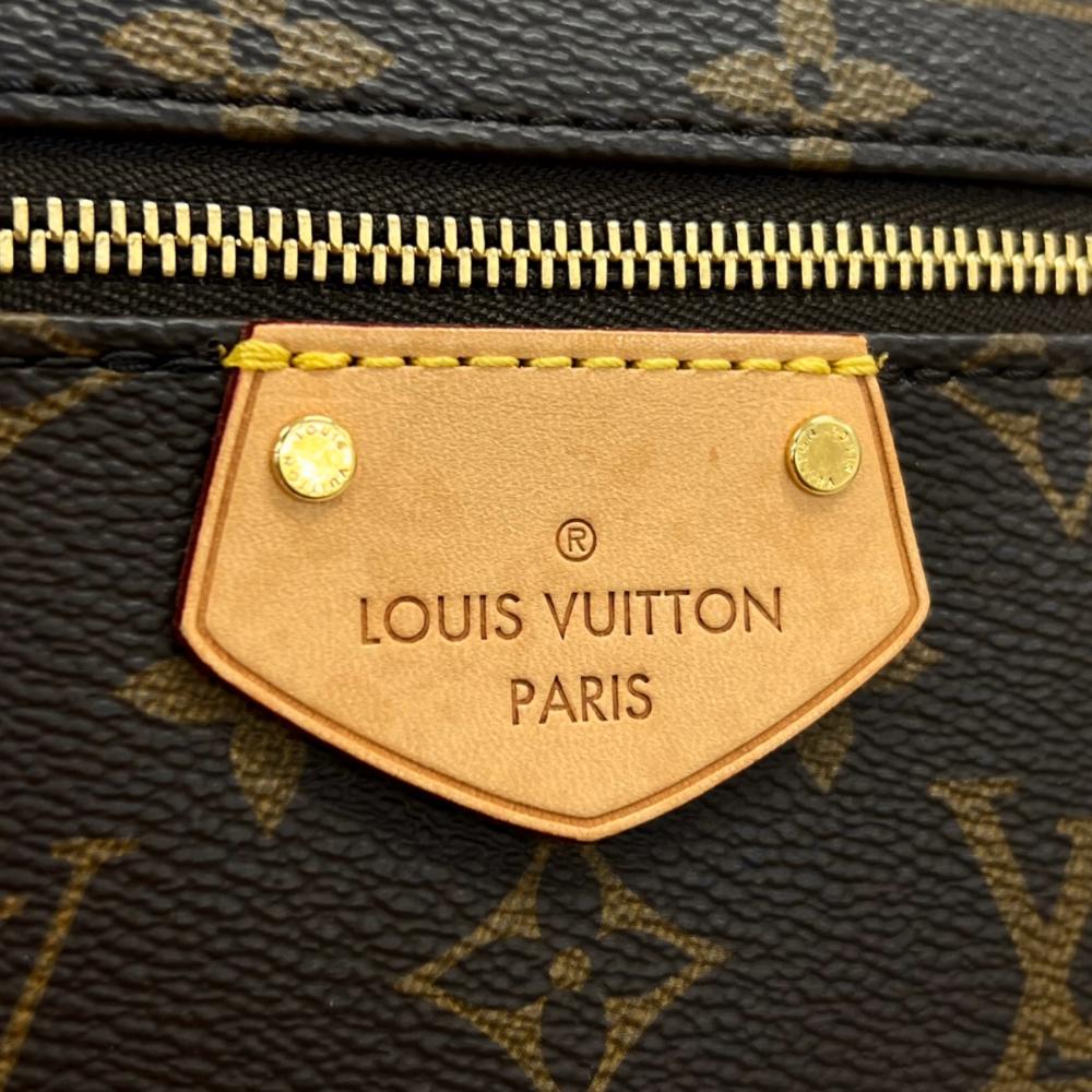 LOUIS VUITTON ルイヴィトン トートバッグ イエナMM モノグラム M42267 モノグラムキャンバス ヌメ革 ブラウン 茶 ゴールド金具 レディース【中古品】