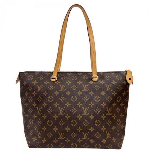 LOUIS VUITTON ルイヴィトン トートバッグ イエナMM モノグラム M42267 モノグラムキャンバス ヌメ革 ブラウン 茶 ゴールド金具 レディース【中古品】
