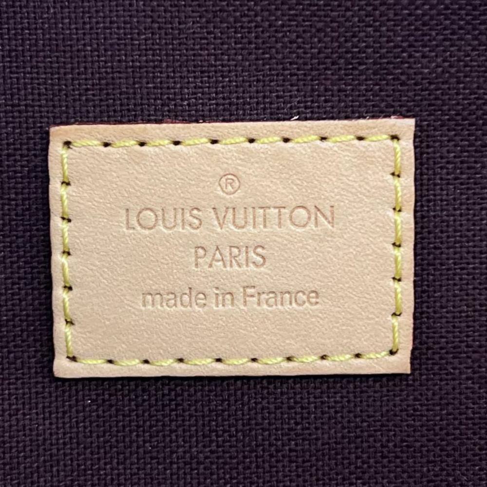 LOUIS VUITTON ルイヴィトン トートバッグ イエナMM モノグラム M42267 モノグラムキャンバス ヌメ革 ブラウン 茶 ゴールド金具 レディース【中古品】