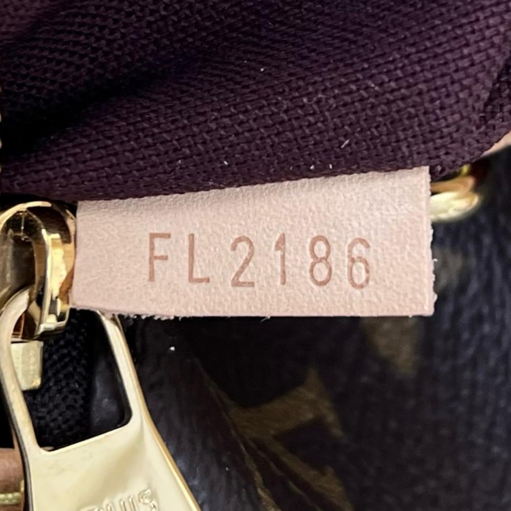 LOUIS VUITTON ルイヴィトン トートバッグ イエナMM モノグラム M42267 モノグラムキャンバス ヌメ革 ブラウン 茶 ゴールド金具 レディース【中古品】