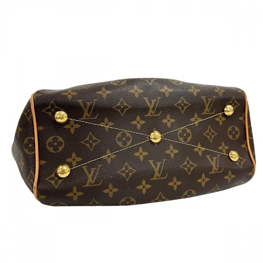 LOUIS VUITTON ルイヴィトン ハンドバッグ ティヴォリPM M40143 モノグラムキャンバス ブラウン 茶 ゴールド金具 レディース【中古品】