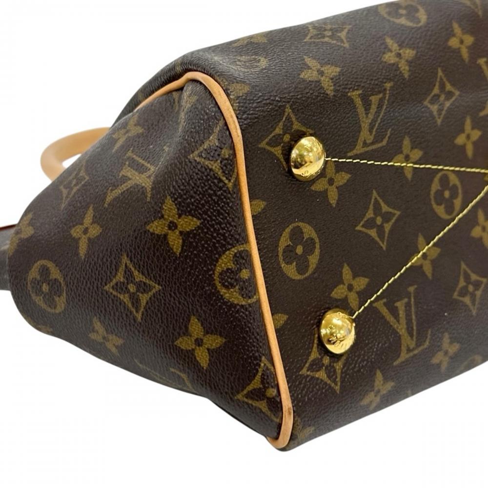 LOUIS VUITTON ルイヴィトン ハンドバッグ ティヴォリPM M40143 モノグラムキャンバス ブラウン 茶 ゴールド金具 レディース【中古品】