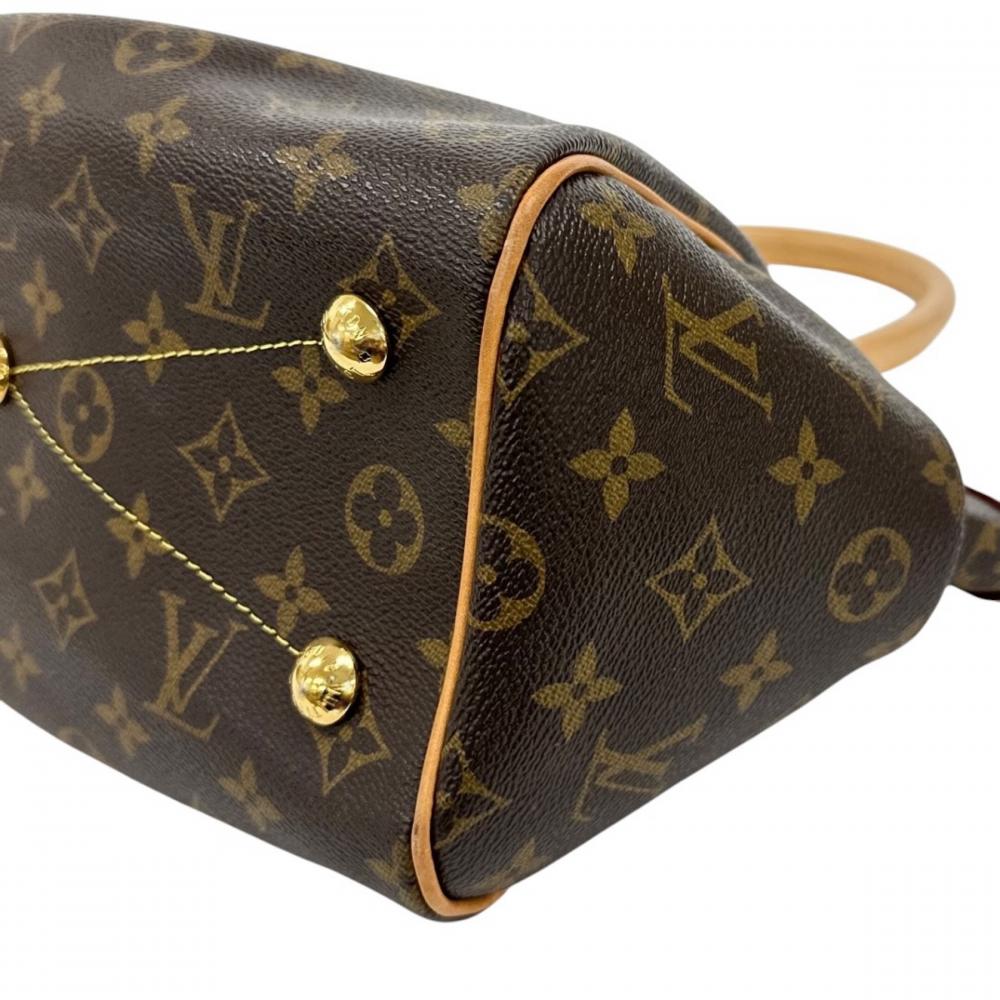 LOUIS VUITTON ルイヴィトン ハンドバッグ ティヴォリPM M40143 モノグラムキャンバス ブラウン 茶 ゴールド金具 レディース【中古品】