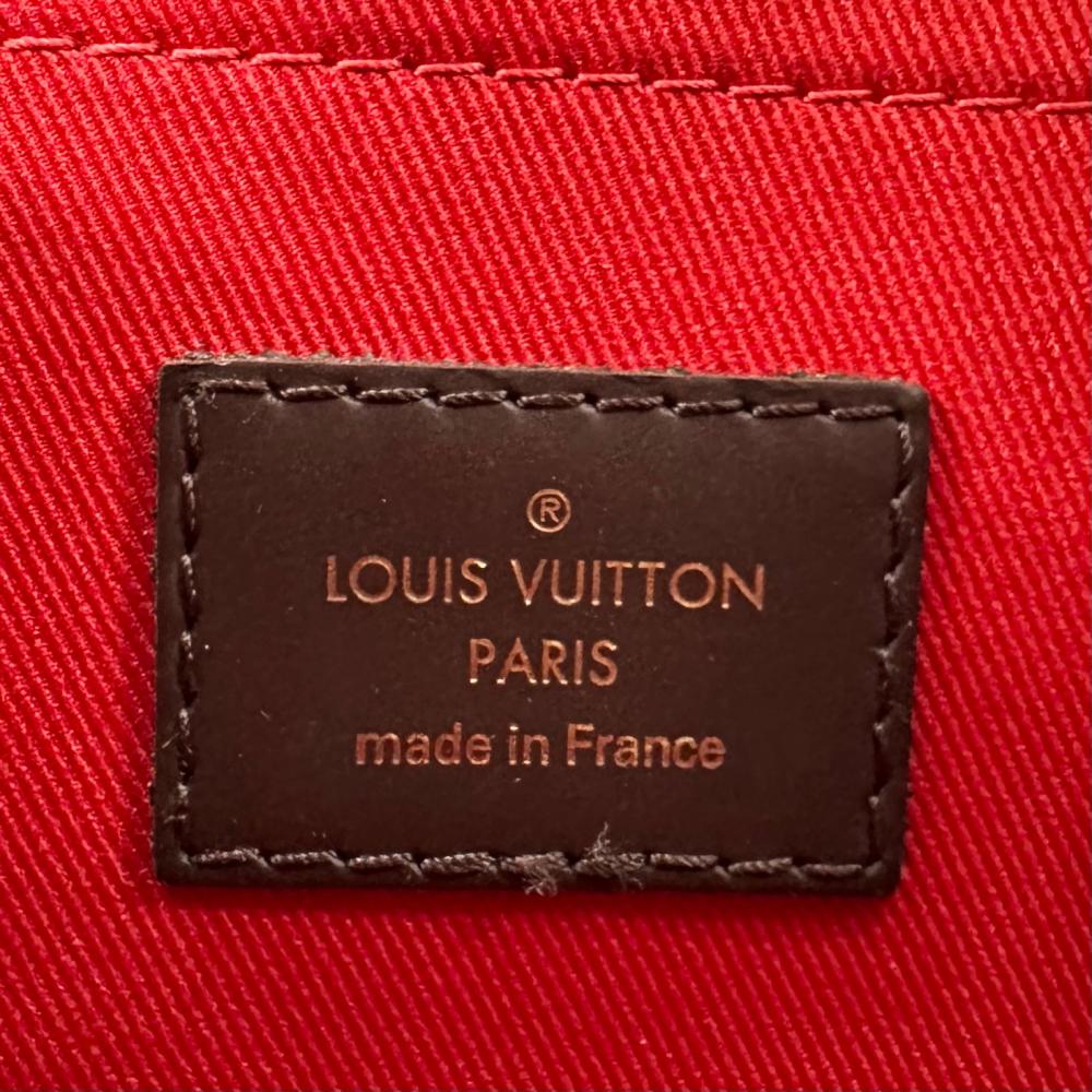 LOUIS VUITTON ルイヴィトン ショルダーバッグ クロワゼット 2WAY N53000 ダミエキャンバス ブラウン 茶 ゴールド金具 レディース【中古品】