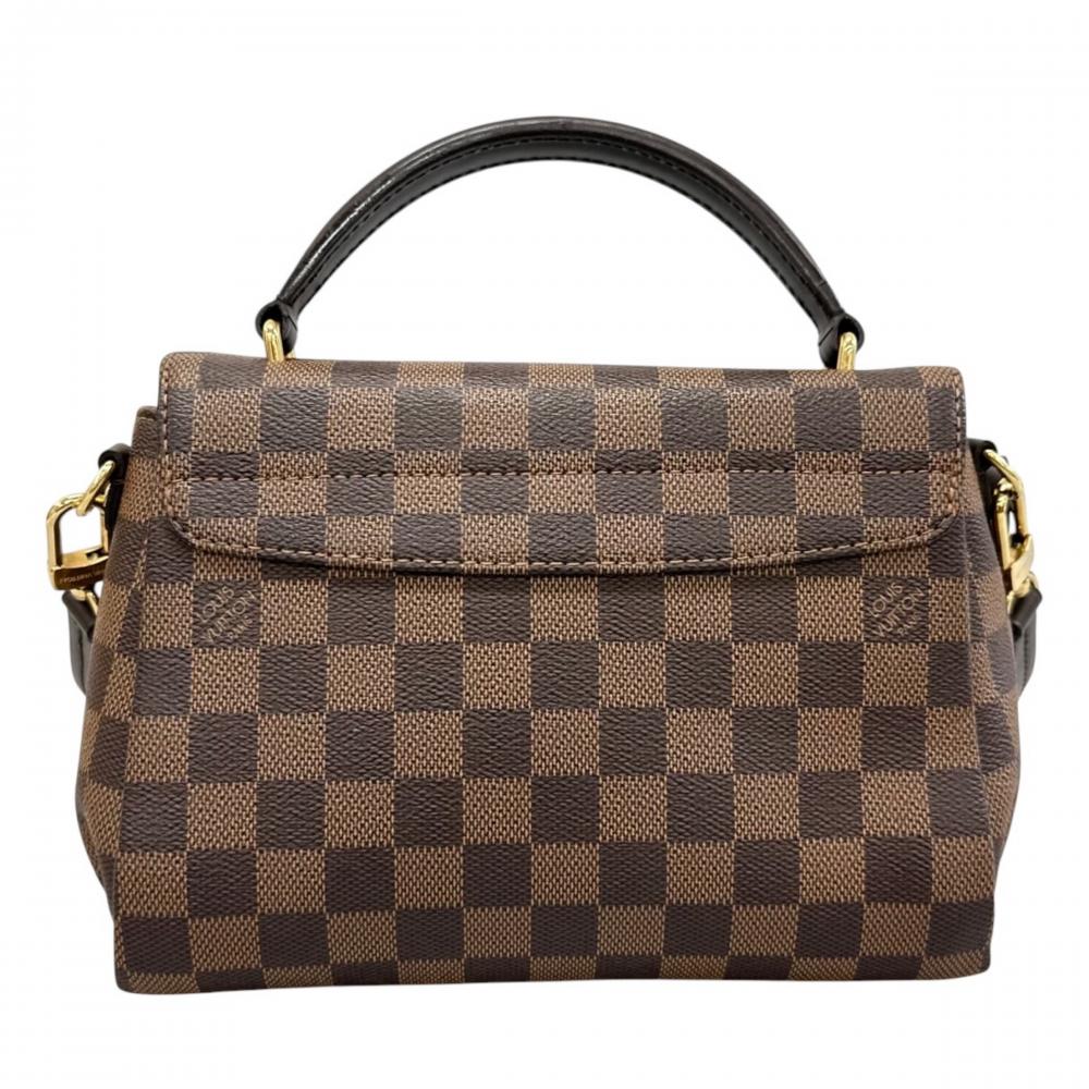 LOUIS VUITTON ルイヴィトン ショルダーバッグ クロワゼット 2WAY N53000 ダミエキャンバス ブラウン 茶 ゴールド金具 レディース【中古品】