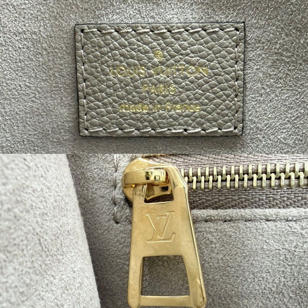 LOUIS VUITTON ルイヴィトン 2WAY モノグラムアンプラント オンザゴーPM ハンドバッグ ショルダーバッグ ベージュ M45779 トゥルトレールクレーム ゴールド金具 レディース【中古品】