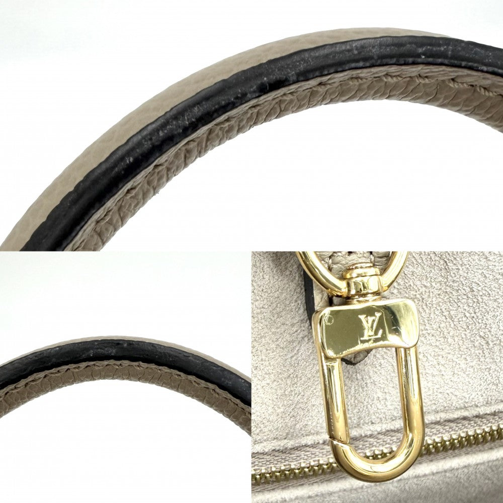 LOUIS VUITTON ルイヴィトン 2WAY モノグラムアンプラント オンザゴーPM ハンドバッグ ショルダーバッグ ベージュ M45779 トゥルトレールクレーム ゴールド金具 レディース【中古品】