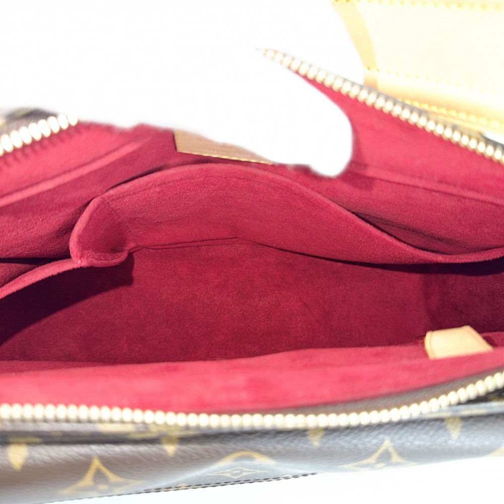 LOUIS VUITTON ルイヴィトン ショルダーバッグ モノグラム ヴィバシテGM セミショルダーバッグ M51163 ブラウン 茶 ゴールド金具 レディース【中古品】