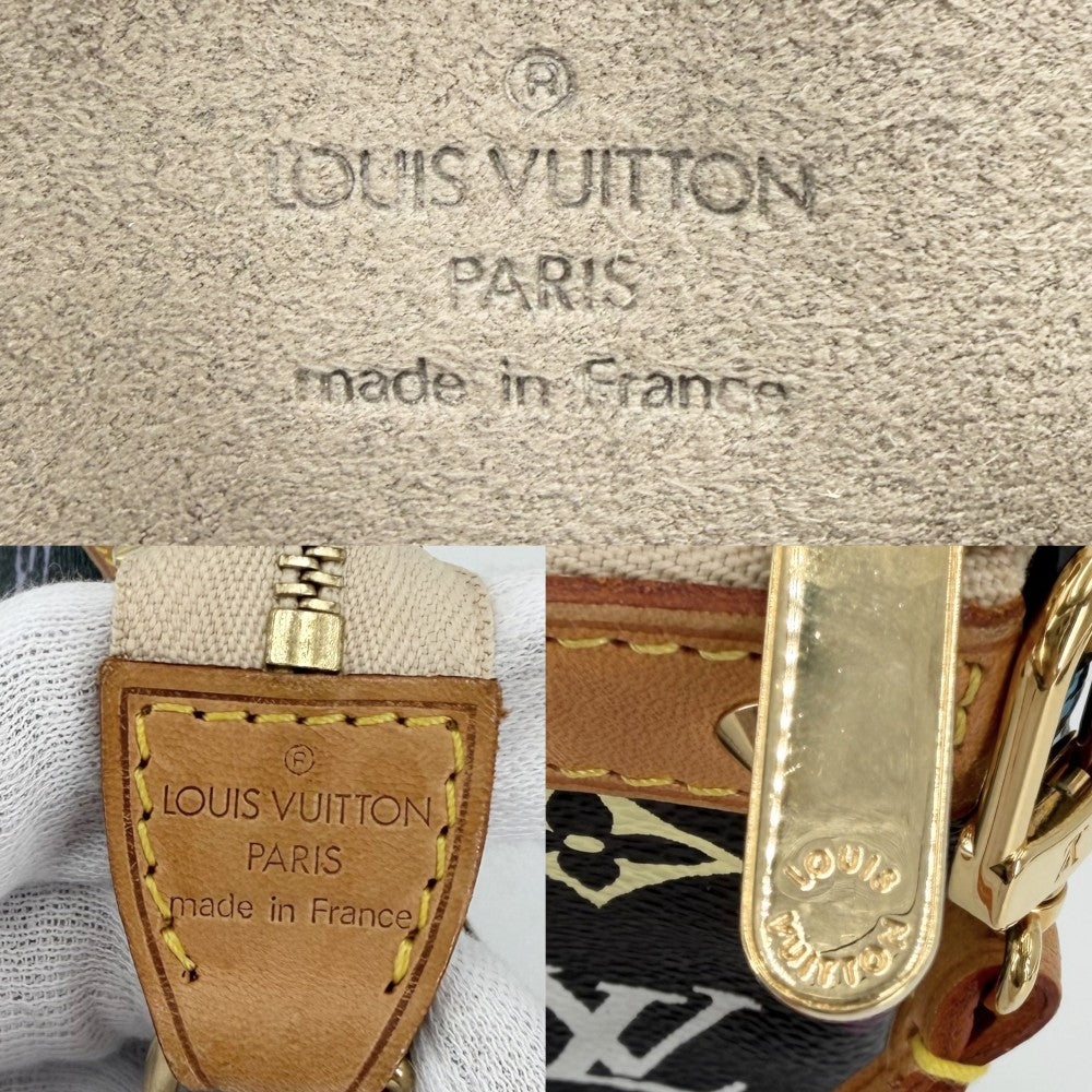 LOUIS VUITTON ルイヴィトン ハンドバッグ ポシェットアクセソワール アクセサリーポーチ ブラック 黒 M92648 モノグラムマルチカラー ノワール マルチカラー ゴールド金具 レディース【中古品】