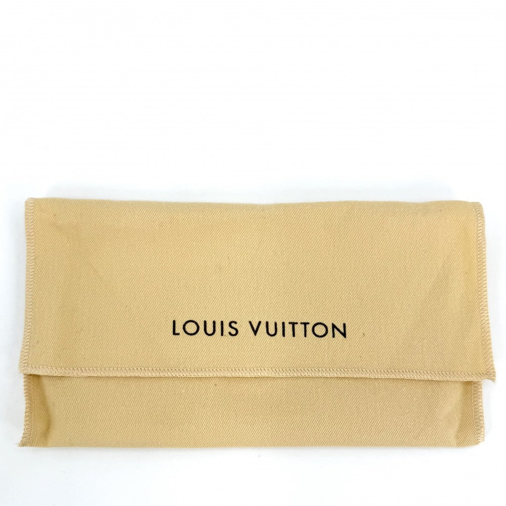 LOUIS VUITTON ルイヴィトン ハンドバッグ ポシェットミラMM アクセサリーポーチ チェーン N60027 ダミエアズールキャンバス ホワイト 白 ゴールド金具 レディース【中古品】