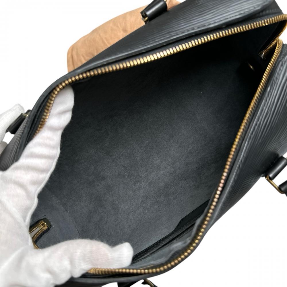 LOUIS VUITTON ルイヴィトン ハンドバッグ エピ スフロ 筒型 M52222 ブラック 黒 ゴールド金具 レディース【中古品】