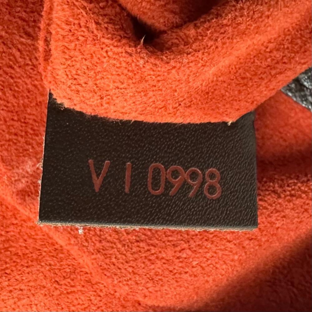 LOUIS VUITTON ルイヴィトン ハンドバッグ ダミエ・エベヌ トリアナ ダブルファスナー N51155 ダミエキャンバス ブラウン 茶 ゴールド金具 レディース【中古品】
