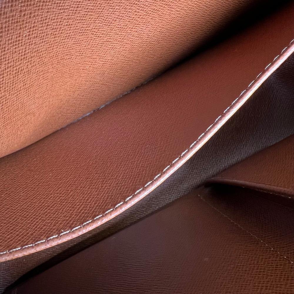 LOUIS VUITTON ルイヴィトン ハンドバッグ シテMM スクエア ショルダーバッグ M51182 モノグラムキャンバス ブラウン 茶 ゴールド金具 レディース【中古品】