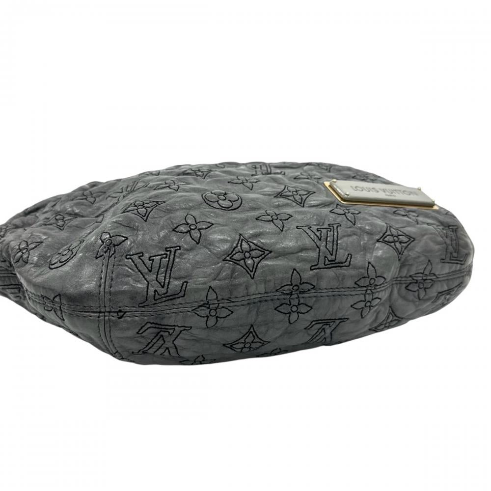 LOUIS VUITTON ルイヴィトン ショルダーバッグ モノグラムオランプ ニンブスPM M95475 ラムスキン グレー ゴールド金具 レディース【中古品】